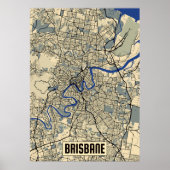 Poster Beiroet Map (Voorkant)