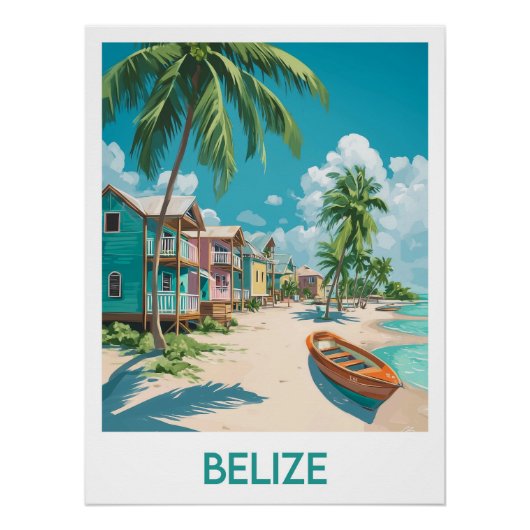 Poster Belize (Voorkant)