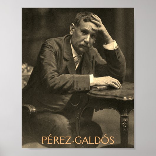 Poster Benito Pérez-Galdós (Voorkant)