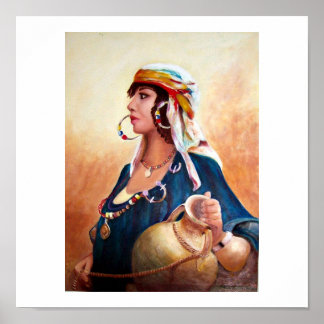 poster "Berber Woman" (11 x 11 inch)
