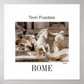 poster - Berg Trevi, Rome (Voorkant)