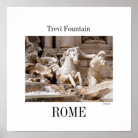 poster - Berg Trevi, Rome (Voorkant)