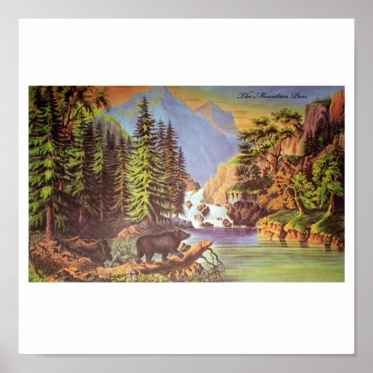 Poster bergpas (Voorkant)