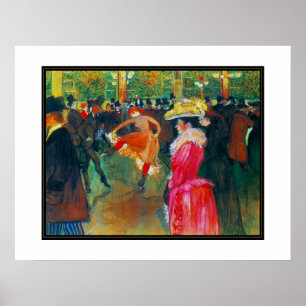 Poster beroemde artiesten Henri de Toulouse Lautre