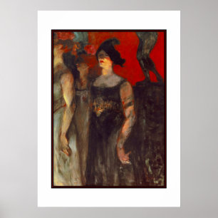 Poster beroemde artiesten Henri de Toulouse Lautre
