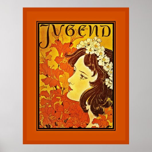 Poster  beroemde kunstenaars Duitsland Jeugd (Voorkant)