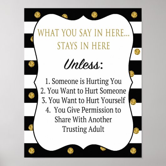 Poster beroepsgeheim (Voorkant)