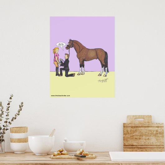 Poster bescheiden voorstel (groot) (Keuken)