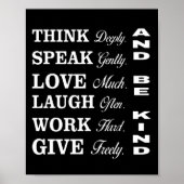 Poster beter menselijk gedrag (Voorkant)