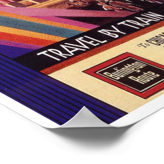 Poster - beurs voor de  werelden van Chicago uit 1 (Hoek)