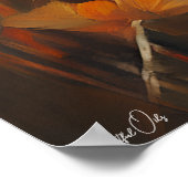 Poster | Bever | Olieverfstijl (Hoek)