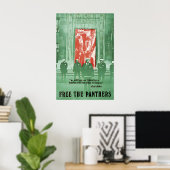 Poster Bevrijd de Black Panthers Wij zullen onze (Thuiskantoor)