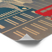 Poster - Bezoek Londen Engeland UK (Hoek)