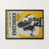 Poster  bibliotheek Kennismakingsdenker Legpuzzel (Horizontaal)