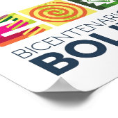 Poster bicentenario de Bolivia (Hoek)