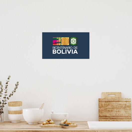 Poster bicentenario de Bolivia (Keuken)