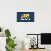 Poster bicentenario de Bolivia (Thuiskantoor)