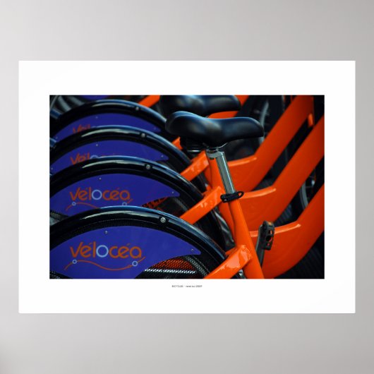 Poster BICYCLES (Voorkant)