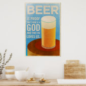 Poster bier (Keuken)