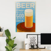 Poster bier (Thuiskantoor)