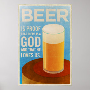 Poster bier