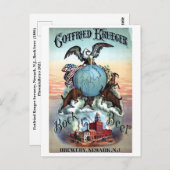 poster  bier briefkaart (Voorkant / Achterkant)