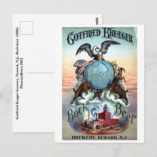 poster  bier briefkaart (Voorkant / Achterkant)