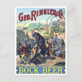 poster  bier briefkaart (Voorkant)