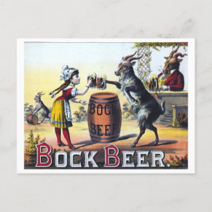 Poster  bier briefkaart