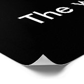 Poster bier met tekst (Hoek)