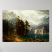 Poster Bierstadt Sierra Nevadas (Voorkant)