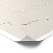 Poster Big Bend (Texas) kaart (Hoek)