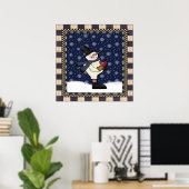 Poster - Big Heart Snowman (Thuiskantoor)