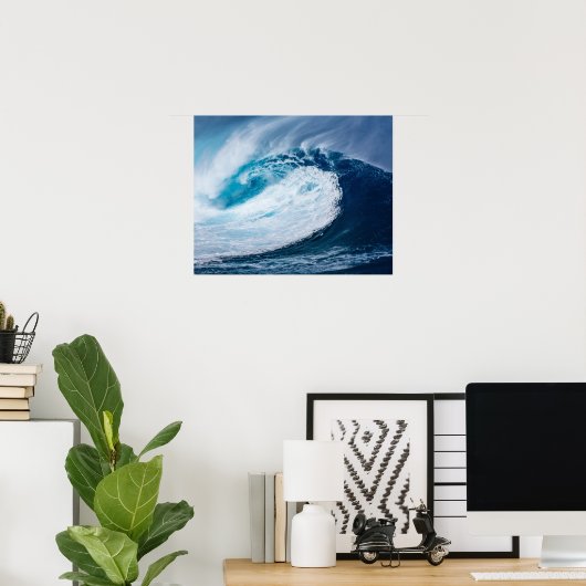 Poster Big Wave (Thuiskantoor)