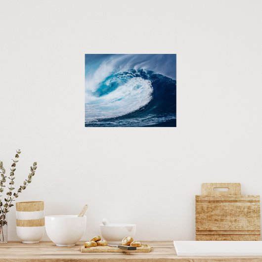 Poster Big Wave (Keuken)