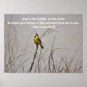 Poster Bijbelscripts zingen (Voorkant)