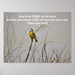 Poster Bijbelscripts zingen