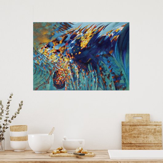 poster "Bijbelvis" (Keuken)