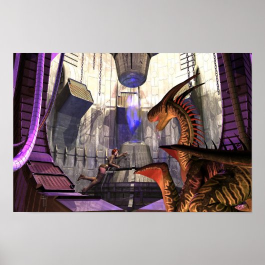 Poster bijna chase-einde (18 x 12 inch) Art Print (Voorkant)