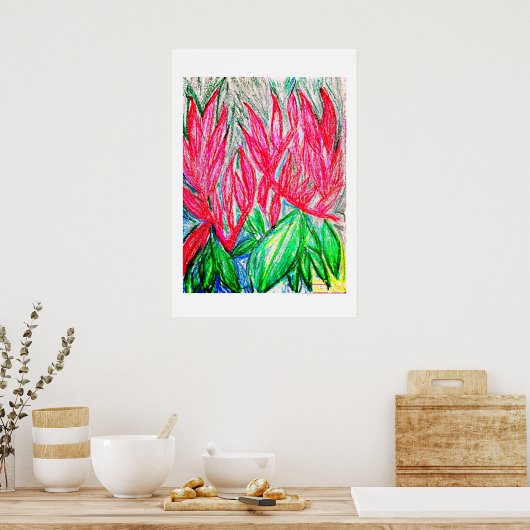 Poster bijna complementair (Keuken)