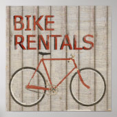Poster Bike Rentals (Voorkant)