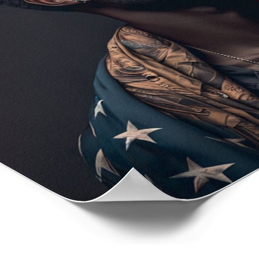 poster "Black American Male" (Hoek)