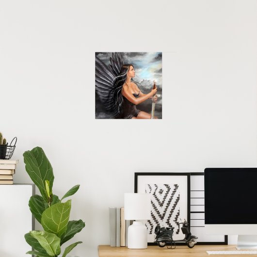 Poster Black Angel (Thuiskantoor)