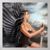 Poster Black Angel (Voorkant)