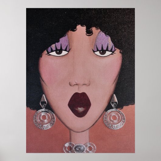 poster "Black Beauty Diva" (Voorkant)