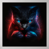 Poster Black Cat (Voorkant)