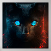 Poster Black Cat (Voorkant)