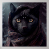 Poster Black Cat (Voorkant)