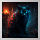 Poster Black Cat (Voorkant)