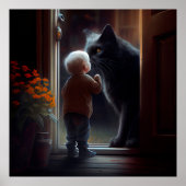 Poster Black Cat (Voorkant)